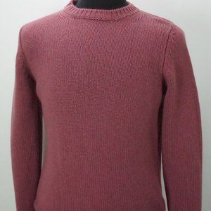 Anderson & Sheppard 100% Cashmere Knit Crewneck Sweater Henne Rose XXS $900 NEW